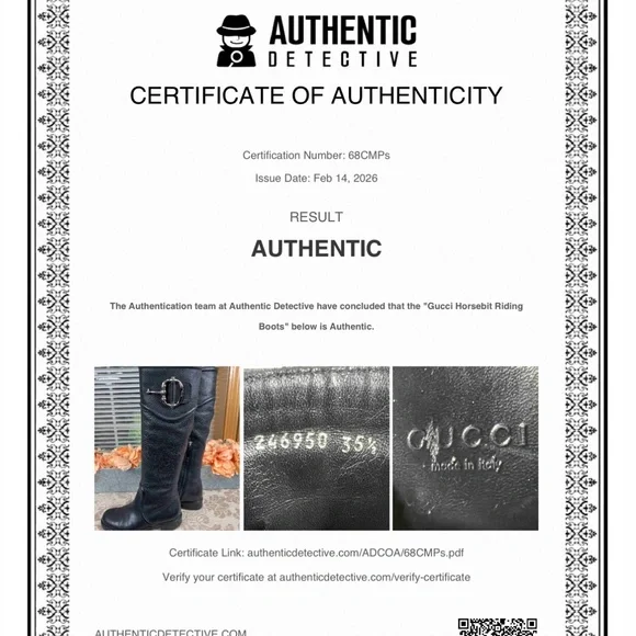 Gucci Black Leather Techno Horsebit Riding Boots Size 35.5 - Picture 3 of 17